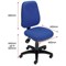 Eclipse Plus II Operator Chair, Blue - Delivered Built