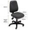 Eclipse Plus II Operator Chair, Charcoal, Assembled