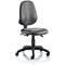 Eclipse Plus III Operator Chair, Vinyl Black