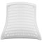 Flex Task White Frame & Black Seat Operator Chair, Height Adjustable Arms, Off-White Back