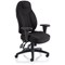Galaxy Operator Chair, Height Adjustable Arms, Black