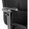 Galaxy Operator Chair, Height Adjustable Arms, Black - Delivered Built
