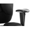 Galaxy Operator Chair, Height Adjustable Arms, Black