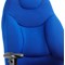 Galaxy Operator Chair, Height Adjustable Arms, Blue - Delivered Built