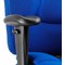 Galaxy Operator Chair, Height Adjustable Arms, Blue - Delivered Built