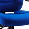 Galaxy Operator Chair, Height Adjustable Arms, Blue - Delivered Built