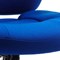 Galaxy Operator Chair, Height Adjustable Arms, Blue - Delivered Built