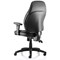 Galaxy Operator Bonded Leather Chair, Height Adjustable Arms, Black - Delivered Built