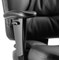 Galaxy Operator Bonded Leather Chair, Height Adjustable Arms, Black - Delivered Built