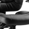 Galaxy Operator Bonded Leather Chair, Height Adjustable Arms, Black - Delivered Built