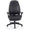 Galaxy Operator Bonded Leather Chair, Height Adjustable Arms, Black