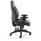 Galaxy Operator Bonded Leather Chair, Height Adjustable Arms, Black