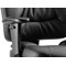 Galaxy Operator Bonded Leather Chair, Height Adjustable Arms, Black
