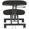 Kneeling Stool, Black Frame, Black