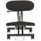 Kneeling Stool, Black Frame, Black