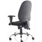 Lisbon Task Operator Chair, Height Adjustable Arms, Black - Delivered Built