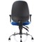 Lisbon Task Operator Chair with Arms, Blue, Assembled