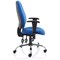 Lisbon Task Operator Chair with Arms, Blue