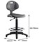 Malaga High Lab Chair, Black