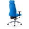 Onyx Ergo Posture Chair with Headrest, Blue, Assembled