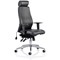Onyx Ergo Posture Chair, Headrest, Height Adjustable Arms, Black- Delivered Built
