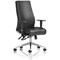 Onyx Ergo Leather Posture Chair, Black