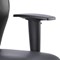 Onyx Ergo Posture Chair, Height Adjustable Arms, Black - Delivered Built