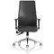 Onyx Ergo Leather Posture Chair, Black