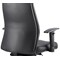 Onyx Ergo Leather Posture Chair, Black