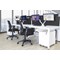 Portland Operator Chair, Height Adjustable Arms, Black