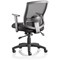 Portland II Operator Chair, Height Adjustable Arms, Black