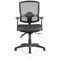 Portland III Operator Chair, Height Adjustable Arms, Black - Delivered Built