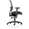 Portland III Operator Chair, Height Adjustable Arms, Black - Delivered Built