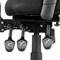 Portland III Operator Chair, Height Adjustable Arms, Black - Delivered Built