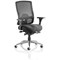 Regent Task Mesh Back Operator Chair, Height Adjustable Arms, Black - Delivered Built