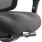 Regent Task Mesh Back Operator Chair, Height Adjustable Arms, Black - Delivered Built