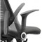 Relay Black Mesh Back Operator Chair, Folding Arms, Black