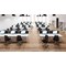 Relay Black Mesh Back Operator Chair, Folding Arms, Black