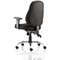 Storm Operator Chair, Height Adjustable Arms, Black - Delivered Built