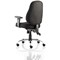 Storm Operator Chair, Height Adjustable Arms, Black
