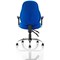 Storm Operator Chair, Height Adjustable Arms, Blue - Delivered Built