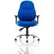Storm Operator Chair, Height Adjustable Arms, Blue