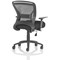 Zeus Task Mesh Back Operator Chair, Folding Arms, Black