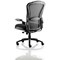 Houston Heavy Duty Task Operator Chair, Mesh Back, Fabric Seat, Black, Assembled