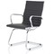 Nola Leather Cantilever Chair, Black