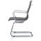 Nola Leather Cantilever Chair, Black