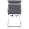 Nola Leather Cantilever Chair, Black