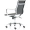 Nola Medium Back Executive Chair, Fixed Height Arms, Black