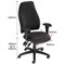 Posture High Back Chair, Height Adjustable Arms, Black