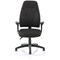 Posture High Back Chair, Height Adjustable Arms, Black